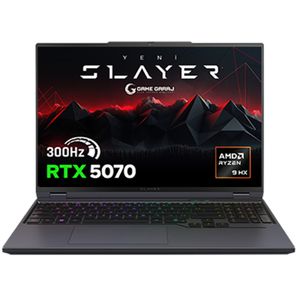 Game Garaj Slayer R9T-5070 C1 Ryzen 9 8945HX 32GB RAM 1TB SSD RTX 5070 FreeDOS 16 inç Oyun Bilgisayarı